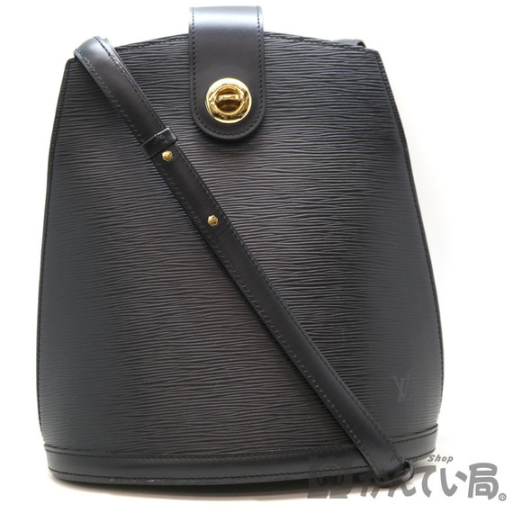 Louis Vuitton Noir Epi Cluny Shoulder Black Bag Leather - Picture 1 of 6